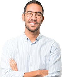 A persona of a Operations Manager standing against a transparent background